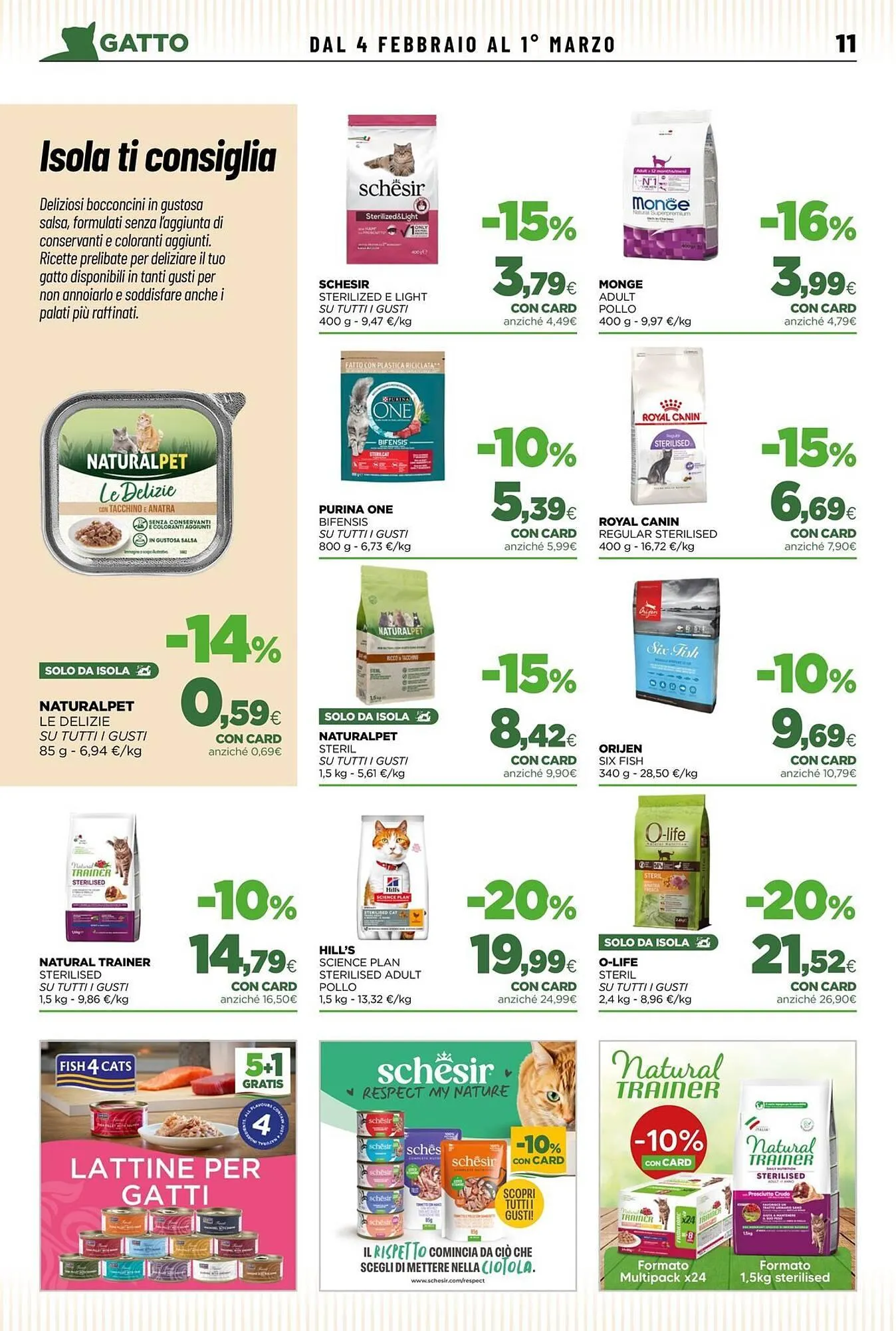 Volantino L´Isola dei Tesori da 4 febbraio a 1 marzo di 2026 - Pagina del volantino 11