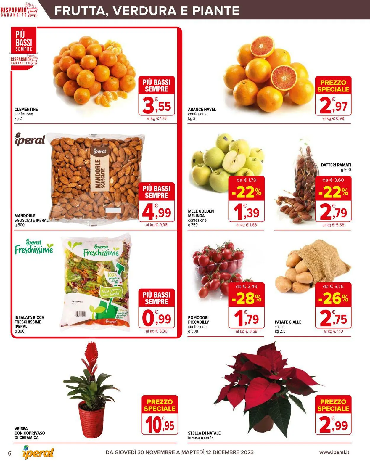 Iperal Volantino attuale da 30 novembre a 14 dicembre di 2023 - Pagina del volantino 6