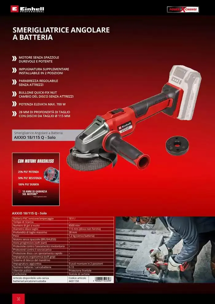 Elettroutensili 2025 da 11 febbraio a 31 dicembre di 2025 - Pagina del volantino 30