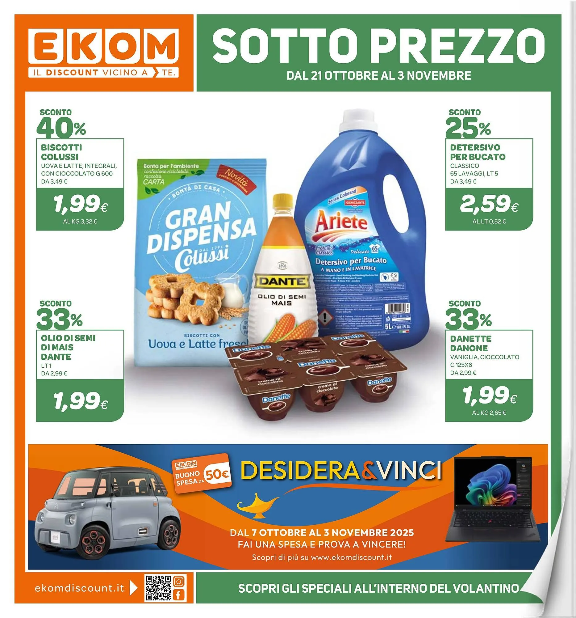 Volantino Ekom da 21 ottobre a 3 novembre di 2025 - Pagina del volantino 1