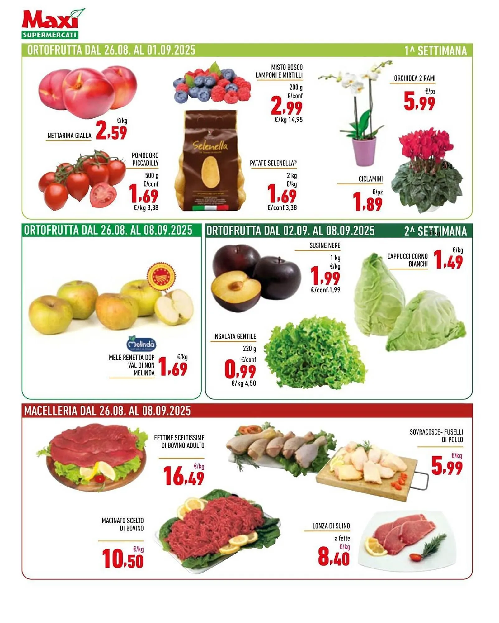 Volantino Maxi Supermercati da 26 agosto a 8 settembre di 2025 - Pagina del volantino 2