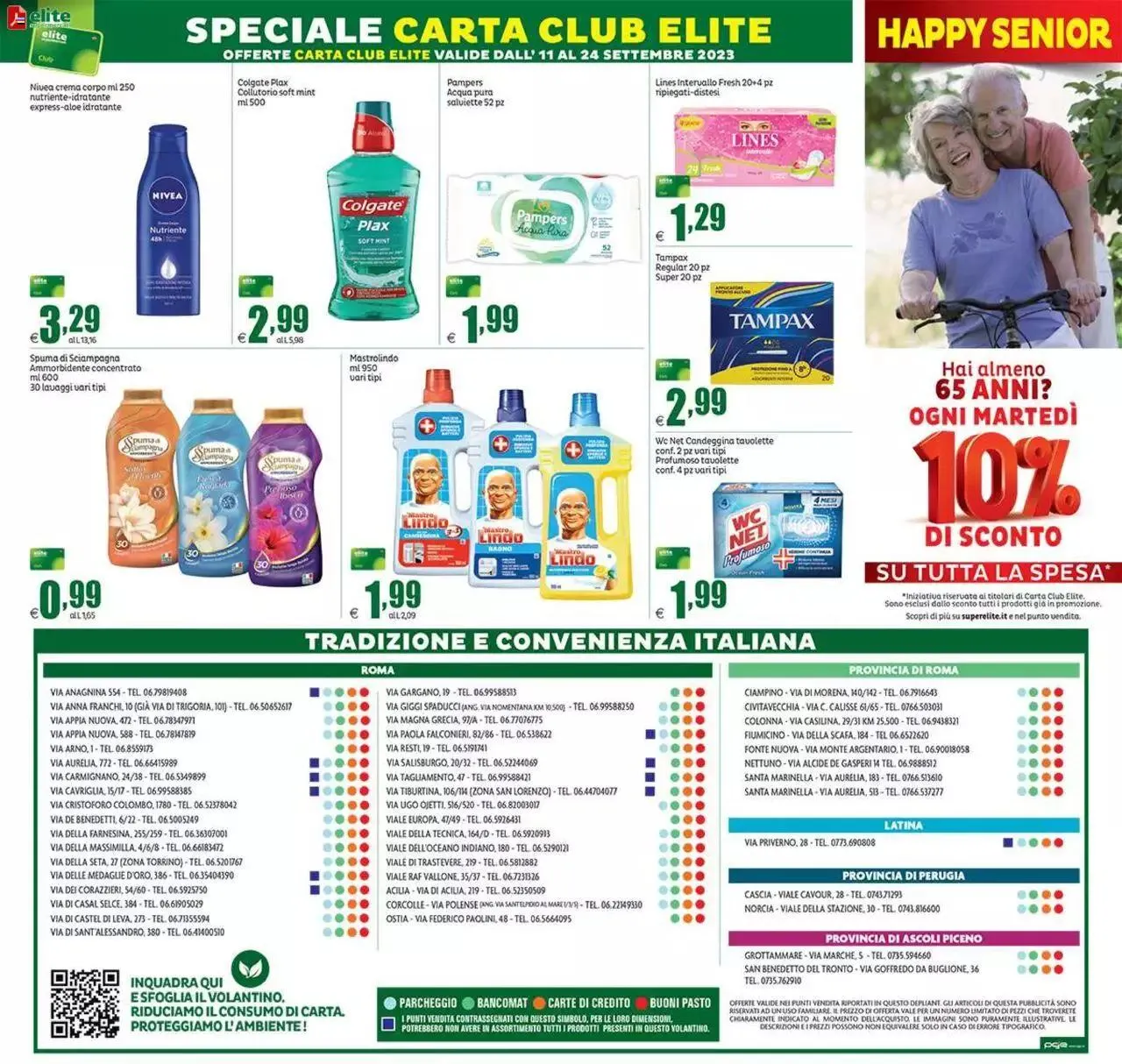 Volantino Elite Supermercati da 11 settembre a 20 settembre di 2023 - Pagina del volantino 20