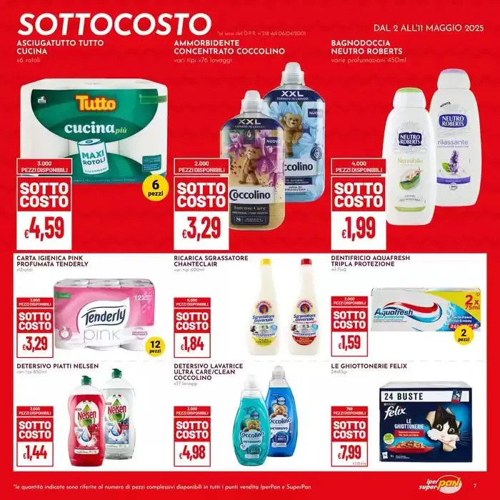 Sottocosto da 2 maggio a 11 maggio di 2025 - Pagina del volantino 7