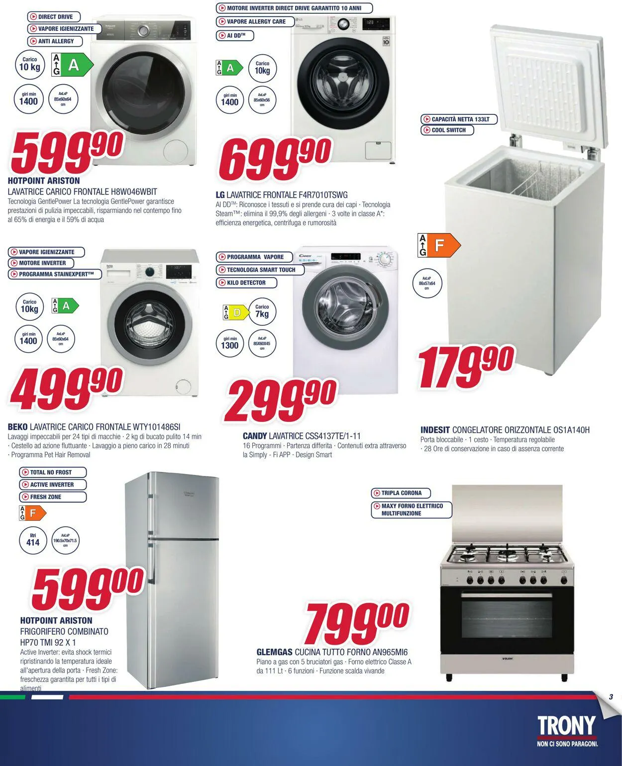 Trony - Napoli Volantino attuale da 20 luglio a 6 agosto di 2023 - Pagina del volantino 3