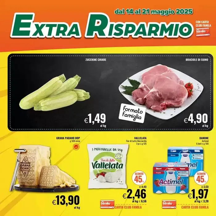 Extra risparmio da 14 maggio a 21 maggio di 2025 - Pagina del volantino 1