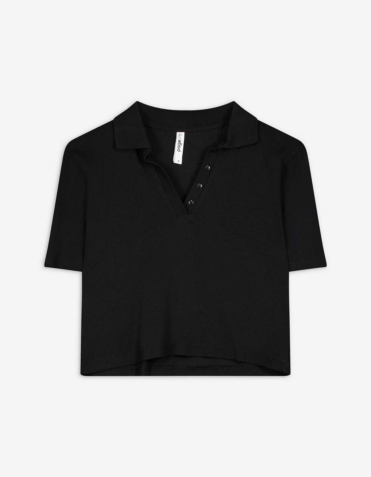 Polo - Colletto a camicia - nero