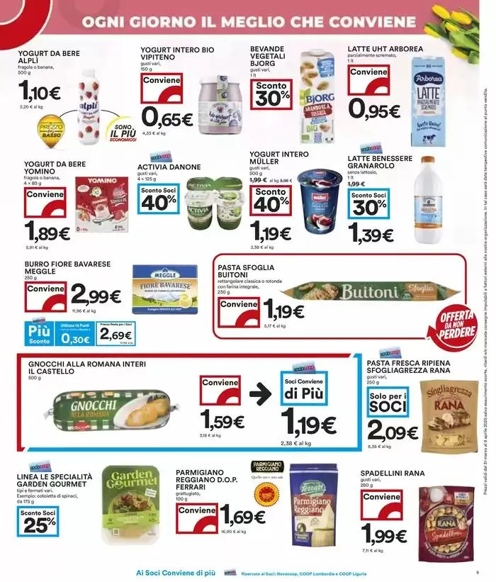 Fioriscono le Offerte da 31 marzo a 9 aprile di 2025 - Pagina del volantino 9