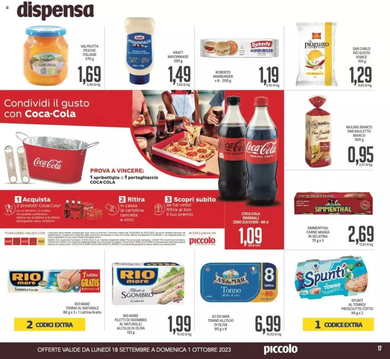 Volantino Piccolo da 18 settembre a 1 ottobre di 2023 - Pagina del volantino 17