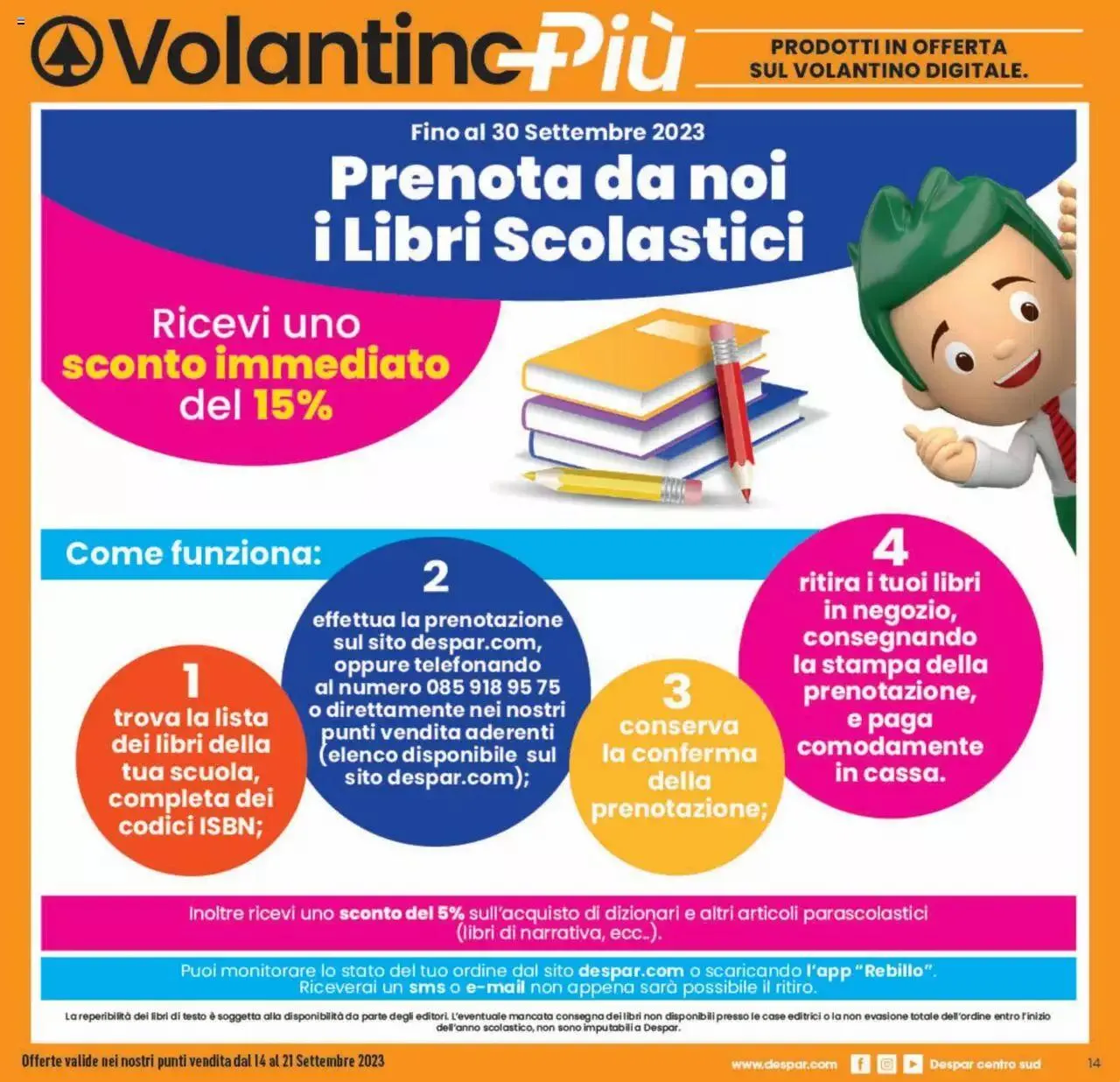 Volantino Eurospar da 14 settembre a 21 settembre di 2023 - Pagina del volantino 14
