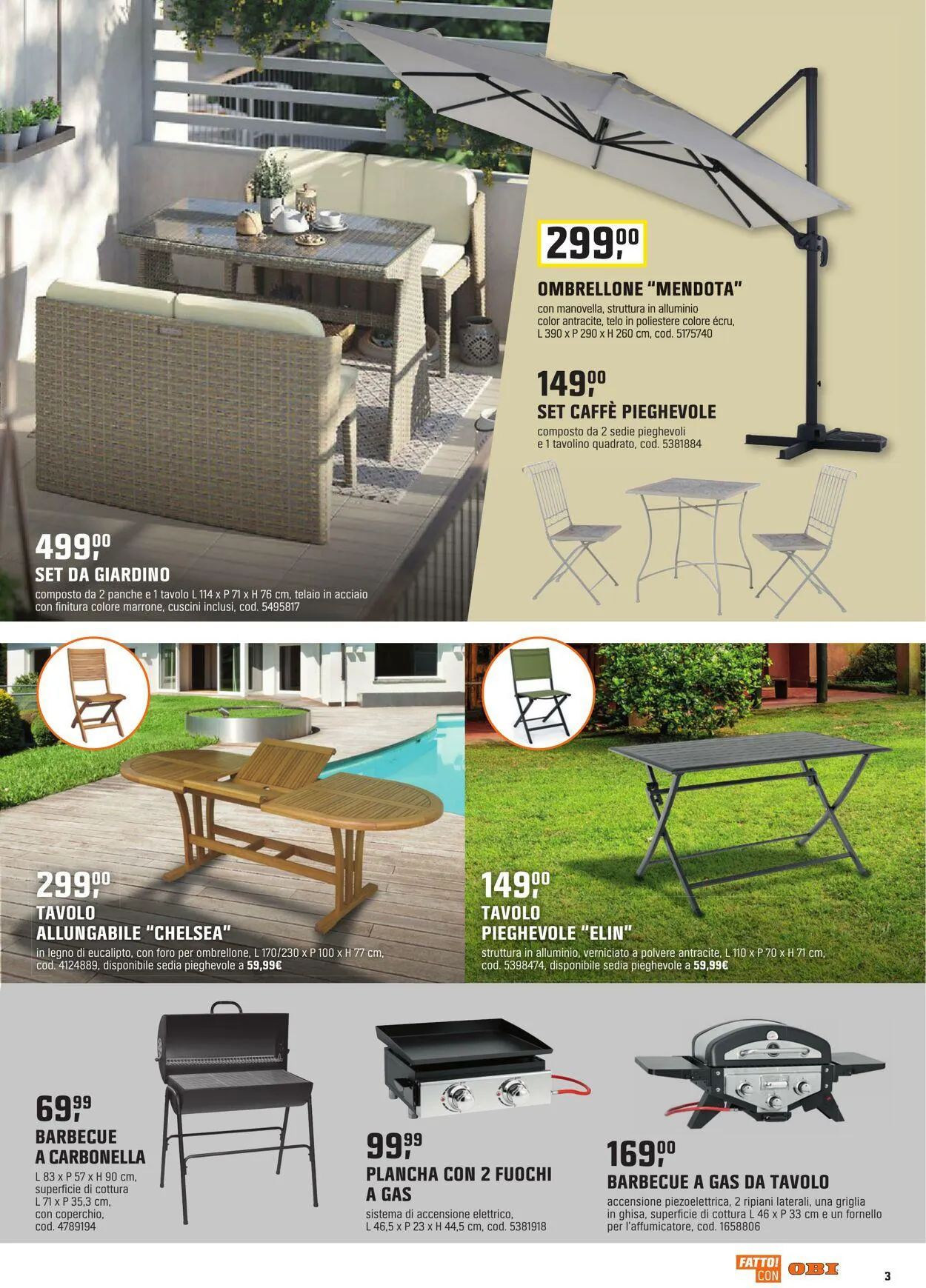 OBI Volantino attuale da 19 luglio a 17 agosto di 2023 - Pagina del volantino 3