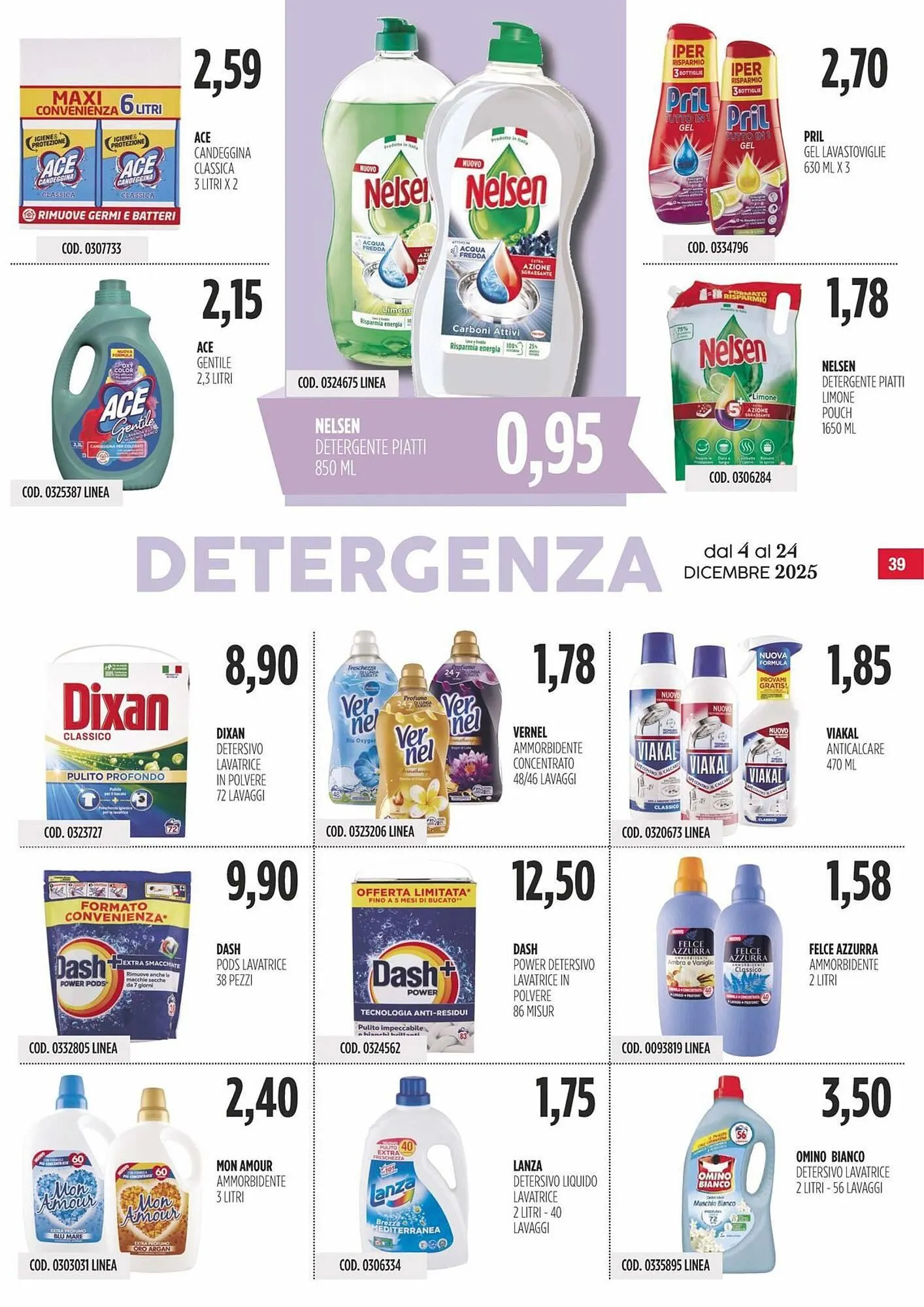 Volantino Carico Cash & Carry da 4 dicembre a 24 dicembre di 2025 - Pagina del volantino 39