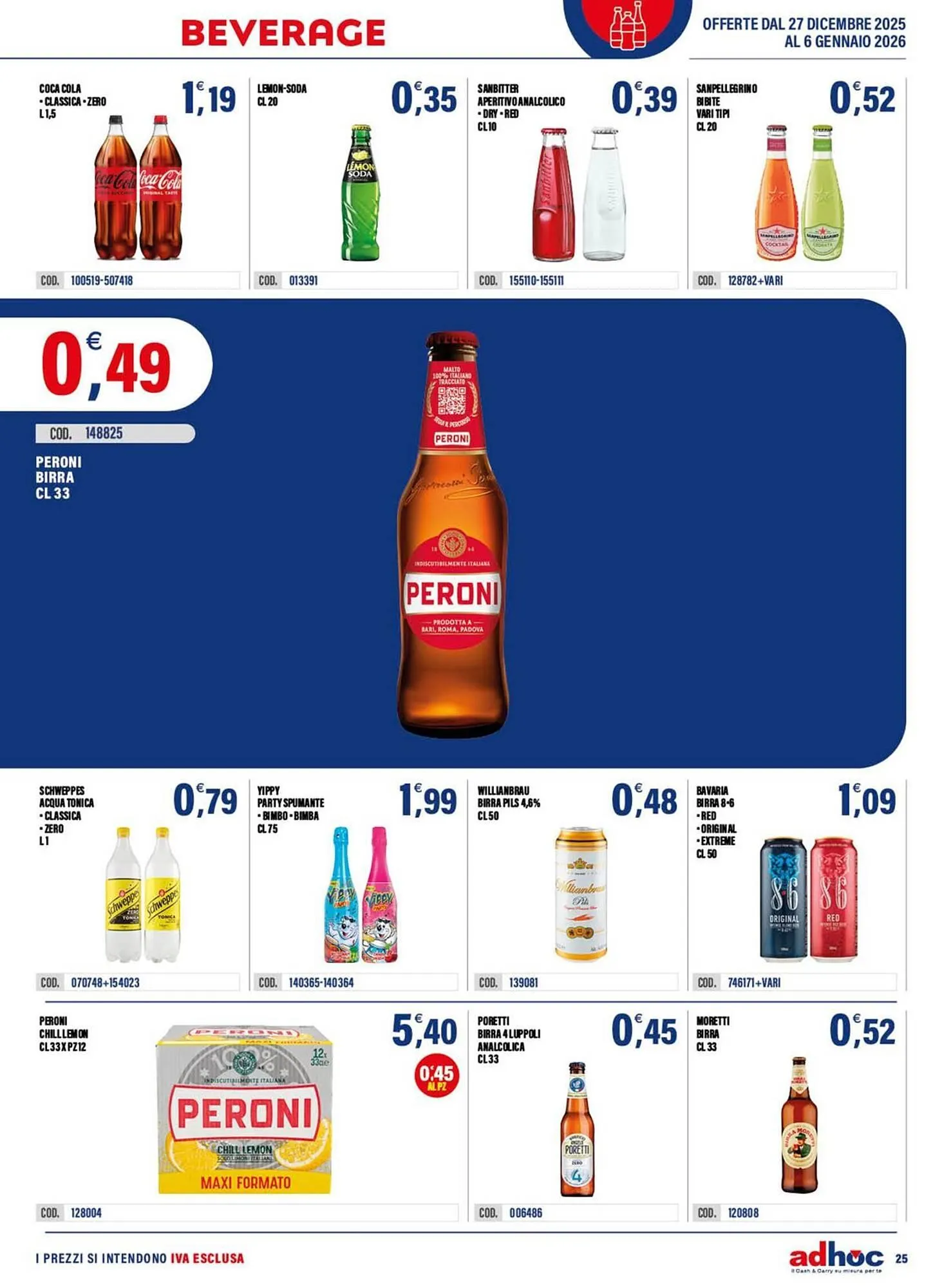 Volantino Adhoc da 29 dicembre a 6 gennaio di 2026 - Pagina del volantino 25