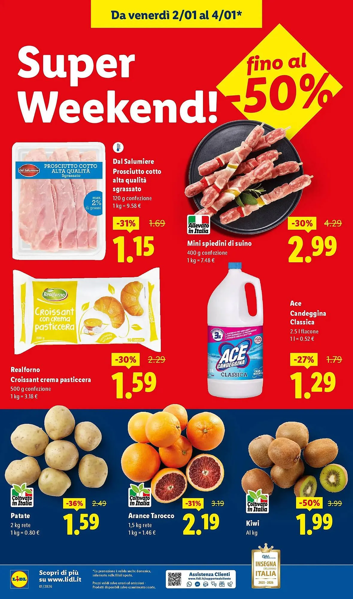 Volantino Lidl da 28 dicembre a 1 gennaio di 2026 - Pagina del volantino 52