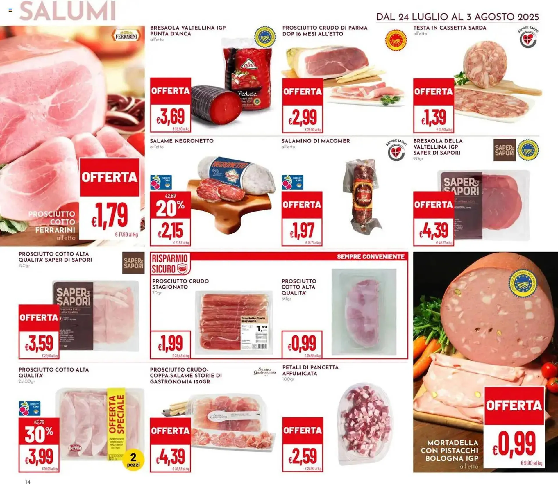 Volantino Pan da 24 luglio a 3 agosto di 2025 - Pagina del volantino 14