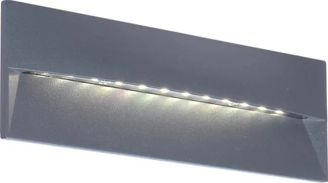 Faretto da incasso con fonte luminosa fisso Modulo LED RAMBLA grigio 12X18 cm Luce bianco naturale