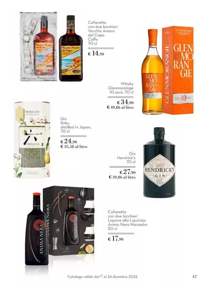 Catalogo Natale & Sapori da 1 dicembre a 24 dicembre di 2024 - Pagina del volantino 47