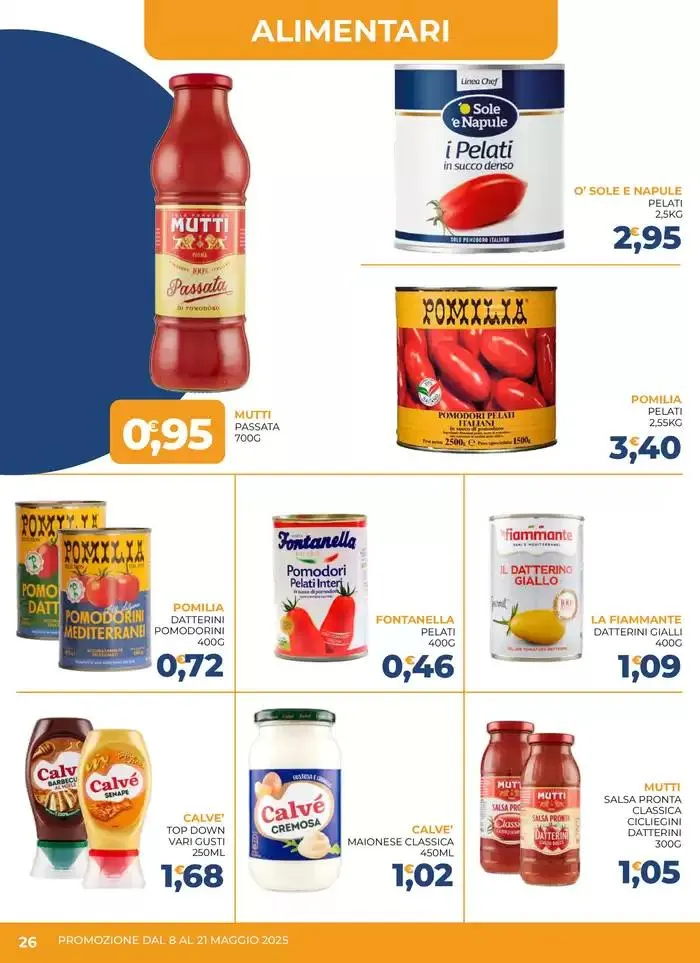 Promozione dal 8 al 21 maggio da 8 maggio a 21 maggio di 2025 - Pagina del volantino 26