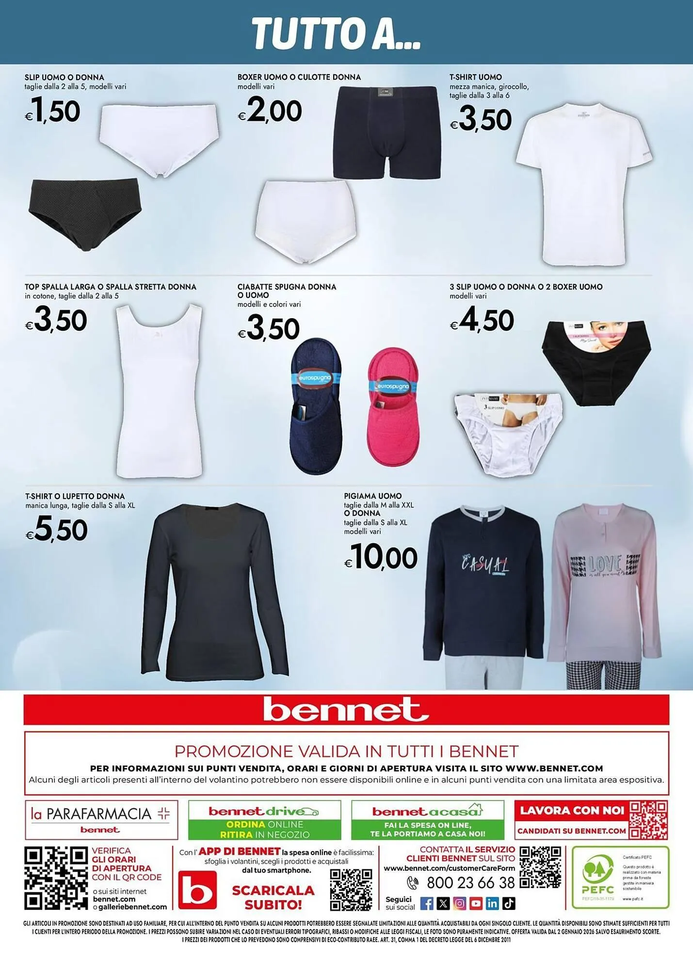 Volantino Bennet da 2 gennaio a 27 gennaio di 2026 - Pagina del volantino 20