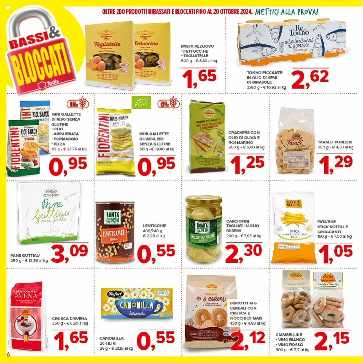 Todis Volantino attuale da 2 ottobre a 16 ottobre di 2024 - Pagina del volantino 6
