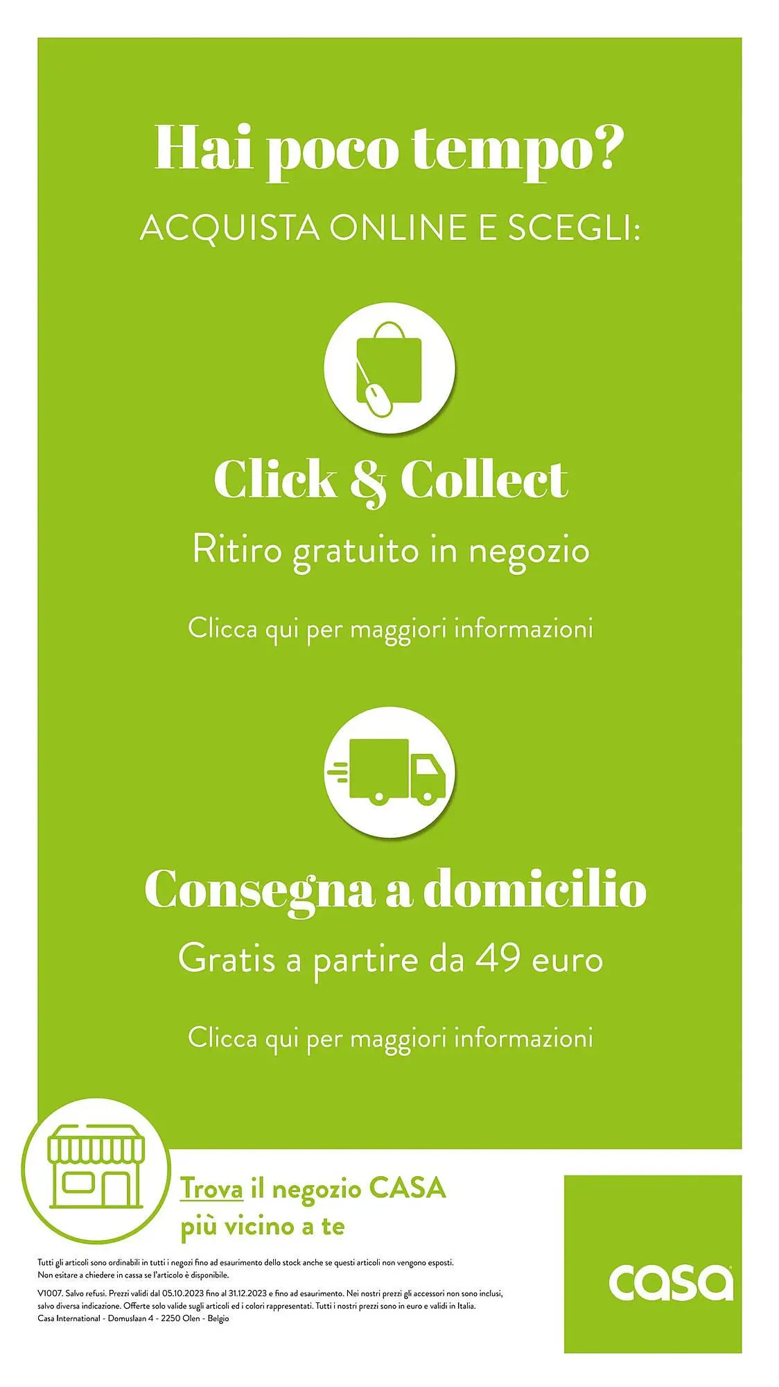 Volantino Casa da 5 ottobre a 31 dicembre di 2023 - Pagina del volantino 34