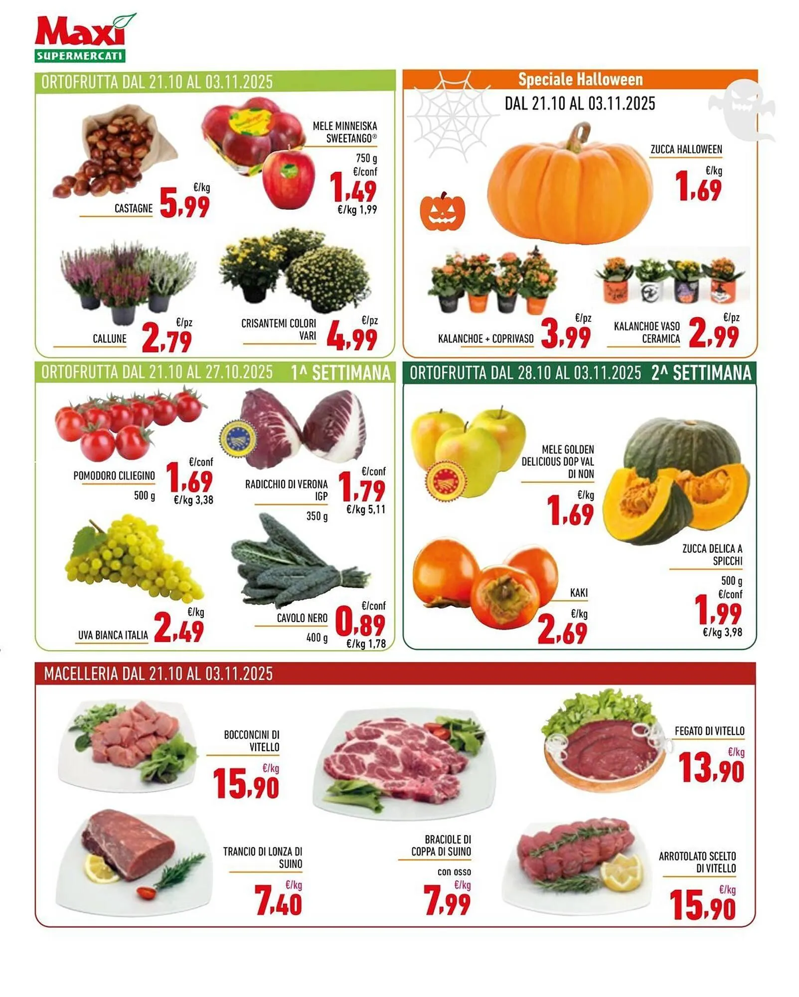 Volantino Maxi Supermercati da 21 ottobre a 3 novembre di 2025 - Pagina del volantino 2