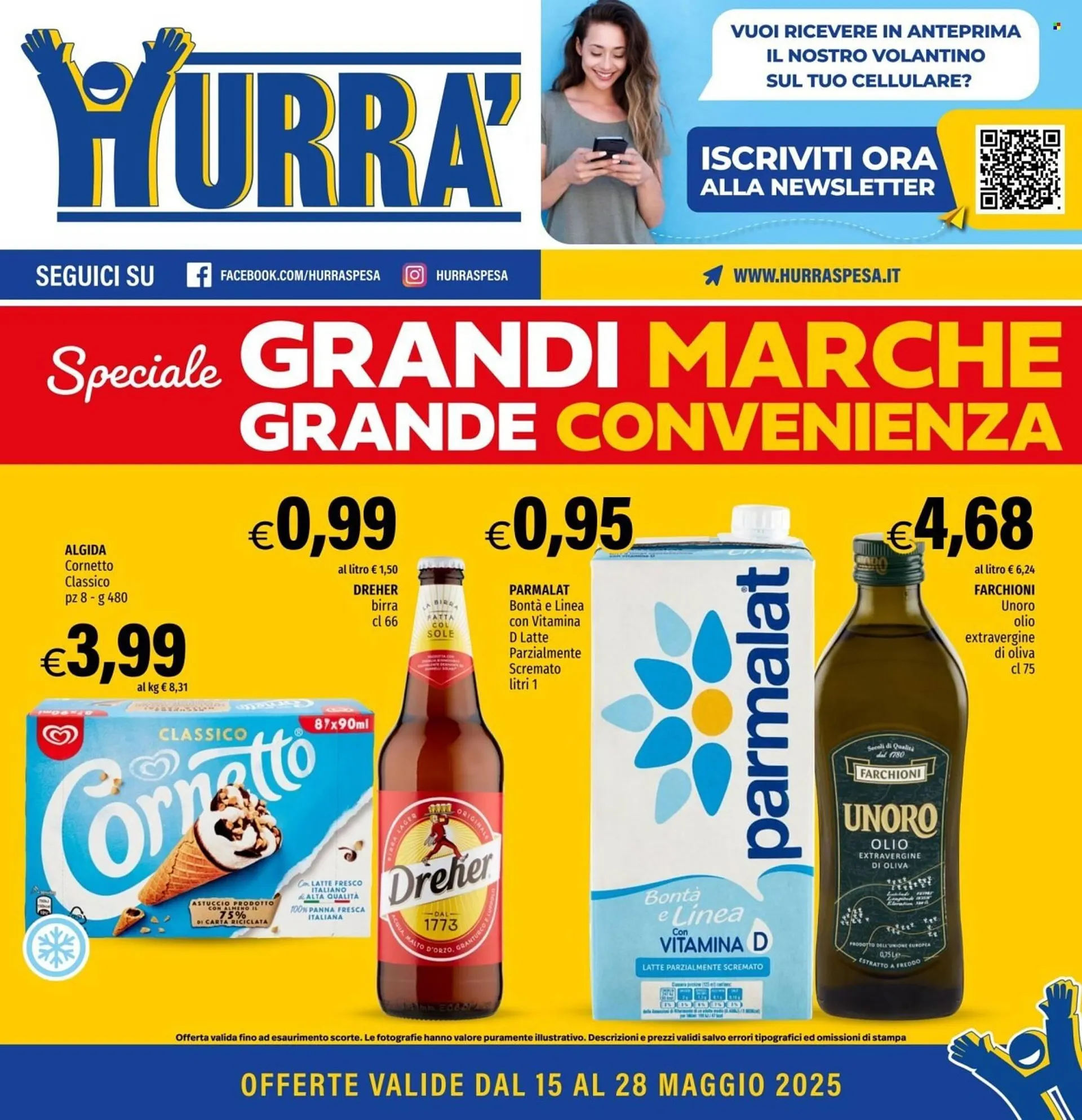 Volantino Hurrà da 15 maggio a 28 maggio di 2025 - Pagina del volantino 1