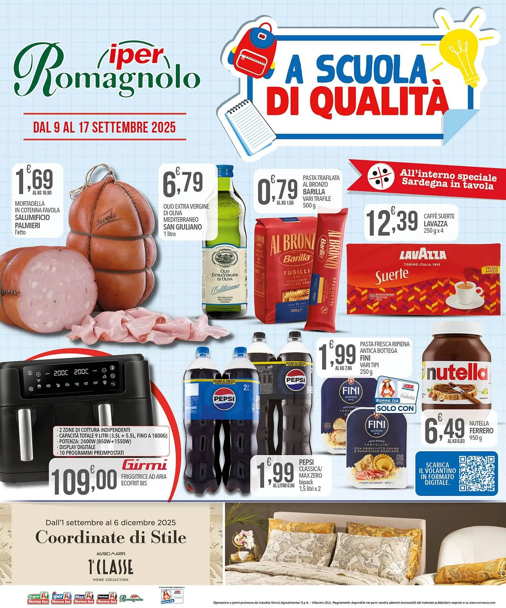 Volantino Iper Romagnolo da 9 settembre a 17 settembre di 2025 - Pagina del volantino 1