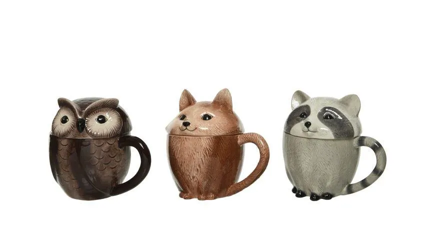 Animali del Bosco tazza in ceramica