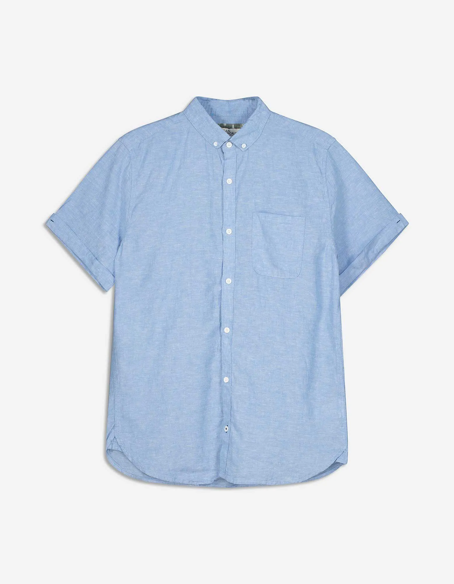 Camicia - Lino - blu