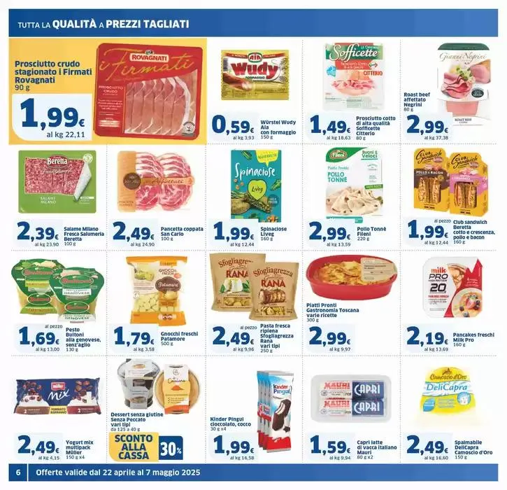 Sconti che volano alto, Sigma da 22 aprile a 7 maggio di 2025 - Pagina del volantino 6