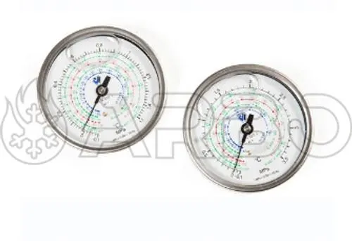 MANOMETRO BP DIAMETRO 80 ATTACCO POSTERIORE INOX