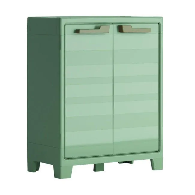 Armadio basso Planet interno / esterno in resina KETER L 80 x H 100 cm, 2 ante Vedi i dettagli del prodotto