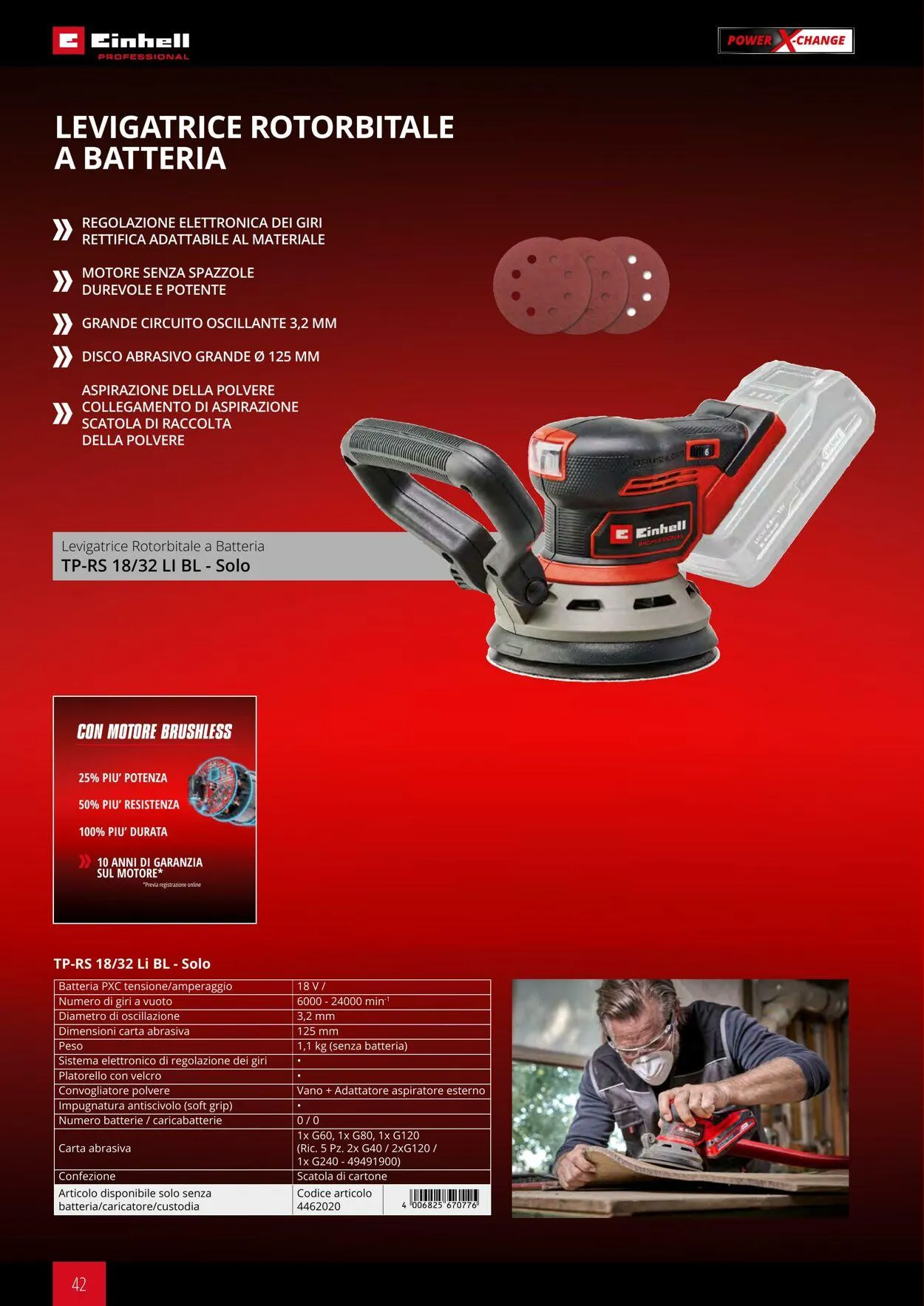 Einhell da 17 giugno a 17 dicembre di 2025 - Pagina del volantino 42