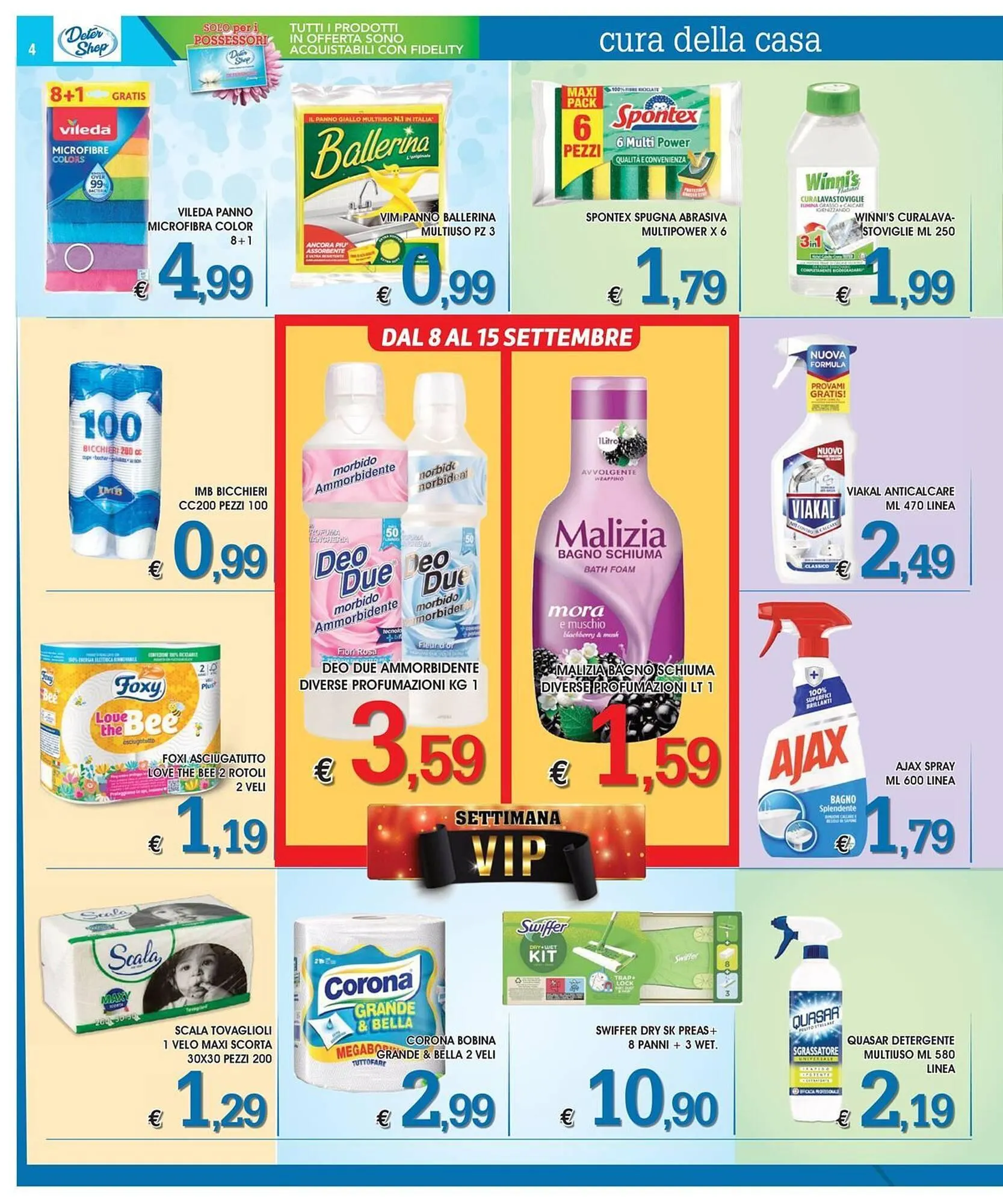 Volantino Deter Shop da 1 settembre a 15 settembre di 2025 - Pagina del volantino 4