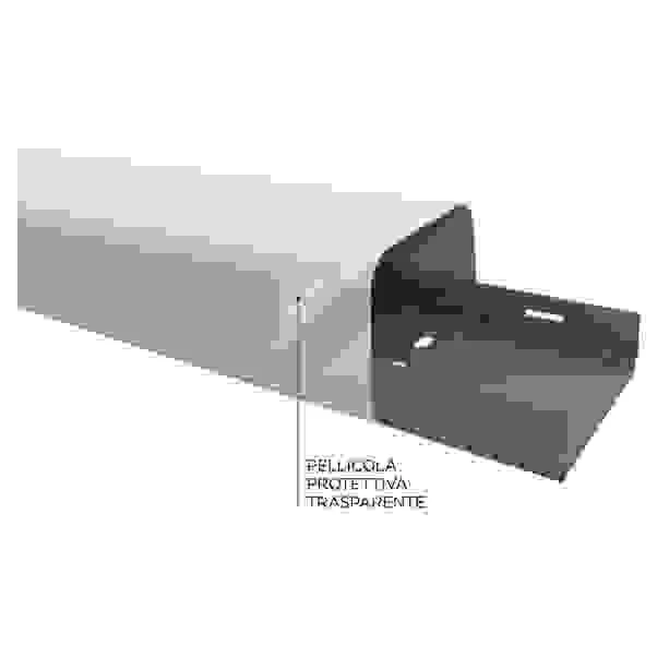 Canale clima 80x60 mm lunghezza 2 m bianco