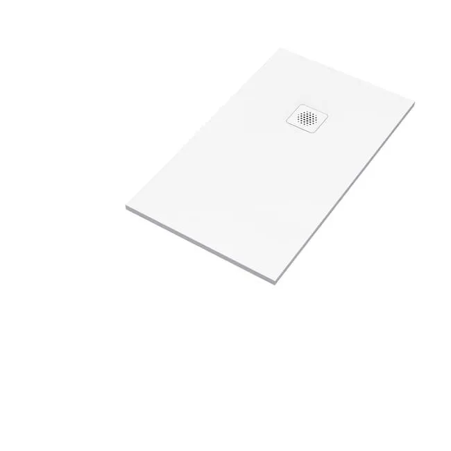 Piatto doccia SENSEA in composito minerale di resina gelificata Remix V3 bianco L 70 x L 120 x H 2.7 cm opaco