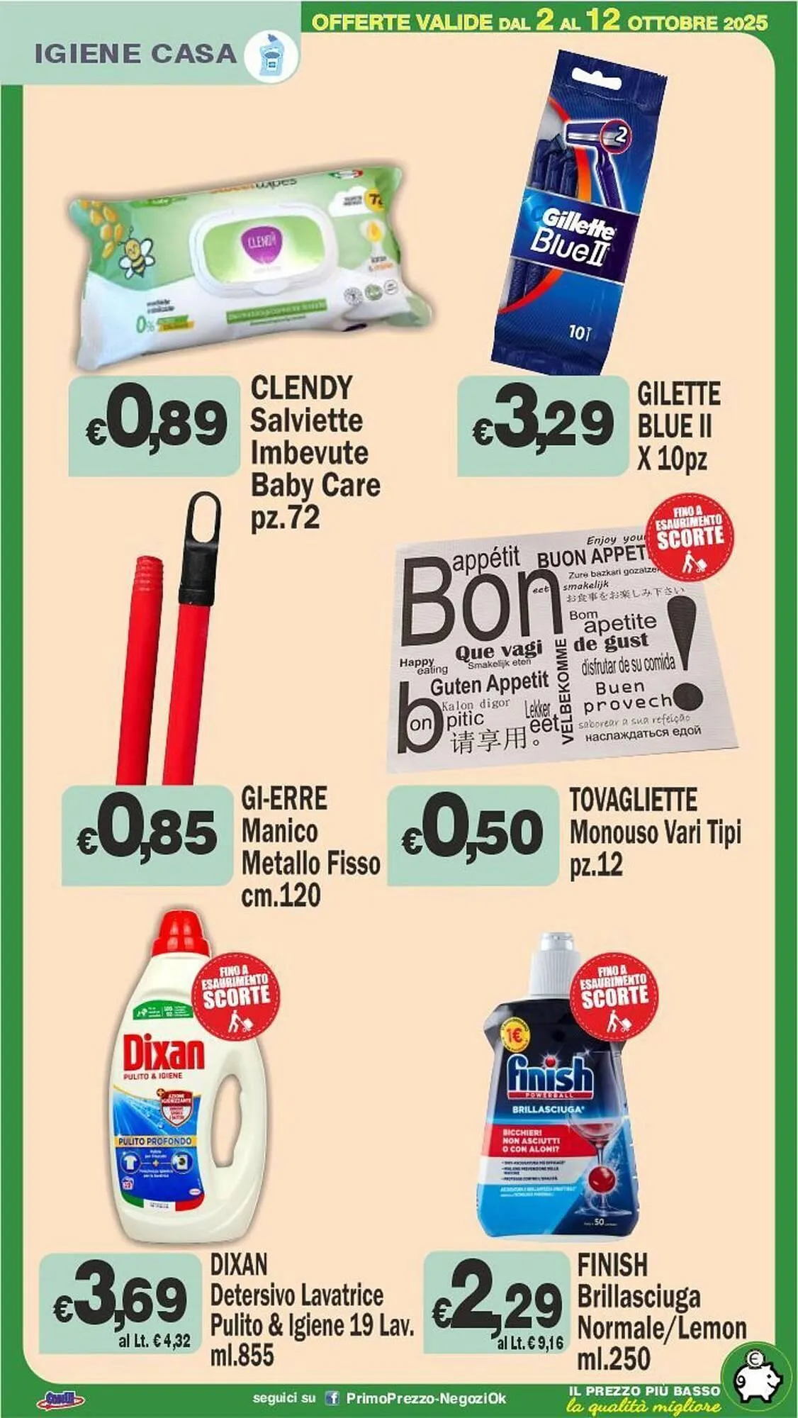 Volantino Primo Prezzo da 2 ottobre a 12 ottobre di 2025 - Pagina del volantino 23