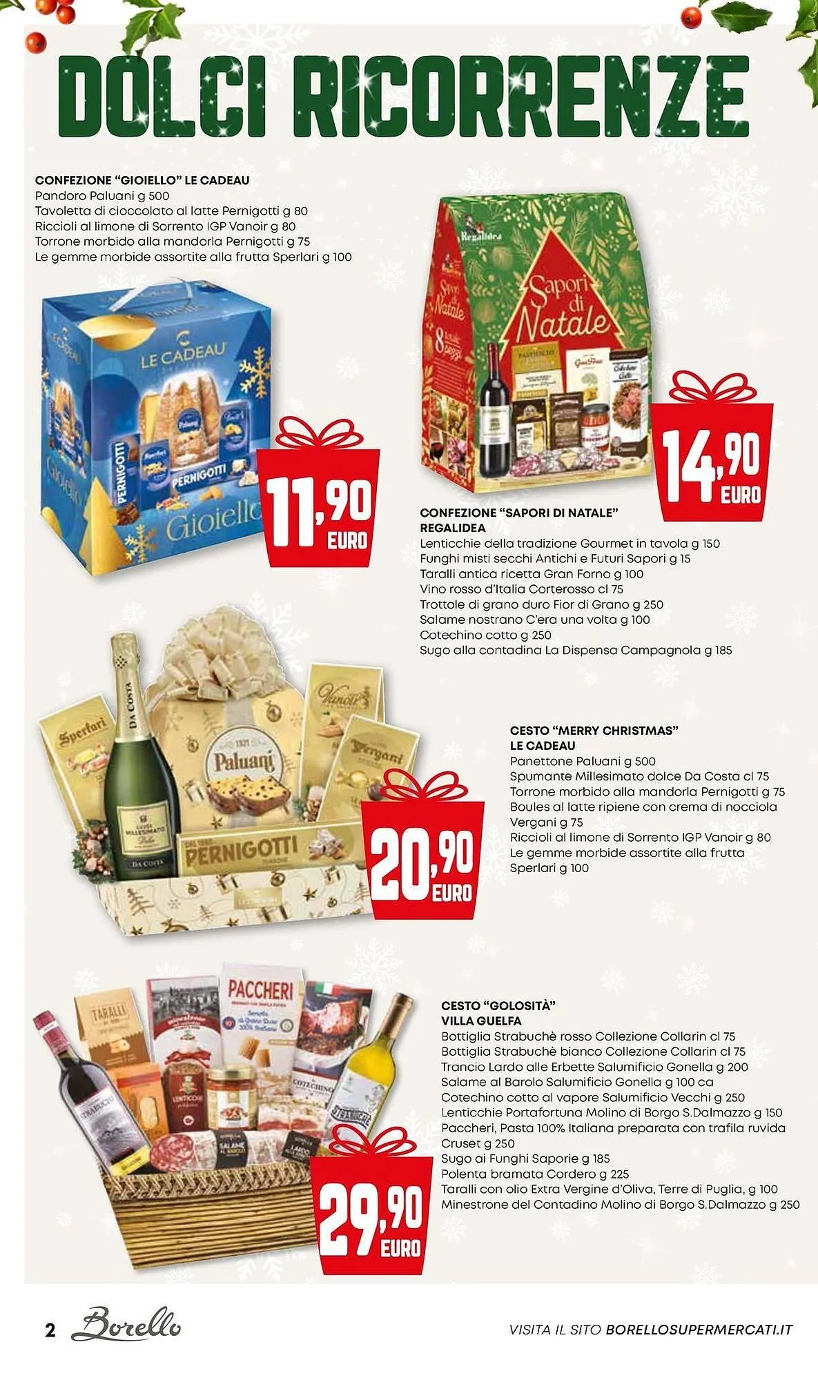 Volantino Borello Supermercati da 4 dicembre a 17 dicembre di 2025 - Pagina del volantino 2