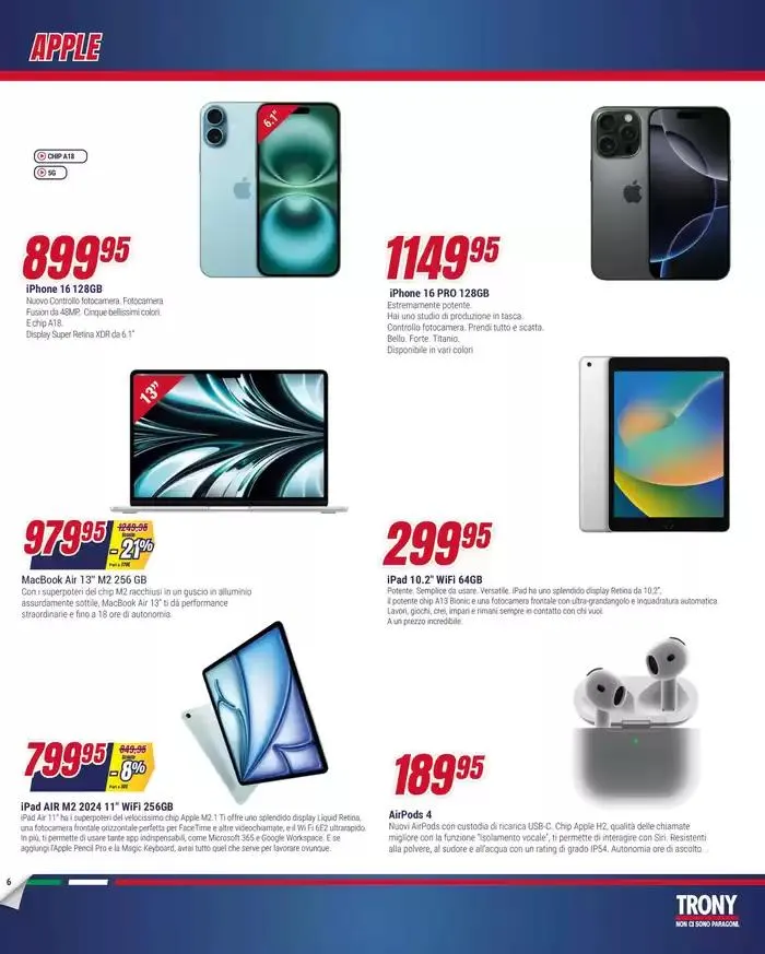 Prezzi senza paragony da 16 gennaio a 5 febbraio di 2025 - Pagina del volantino 6