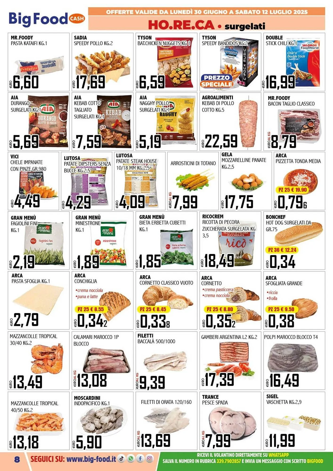 Volantino Big Food da 30 giugno a 12 luglio di 2025 - Pagina del volantino 8