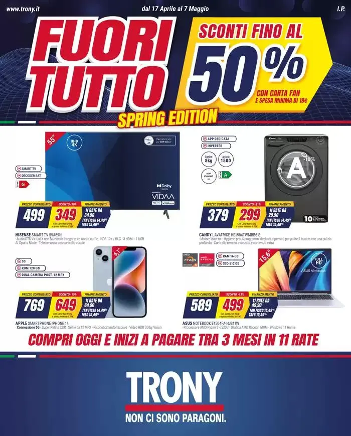 Fuori tutto spring edition da 17 aprile a 7 maggio di 2025 - Pagina del volantino 1