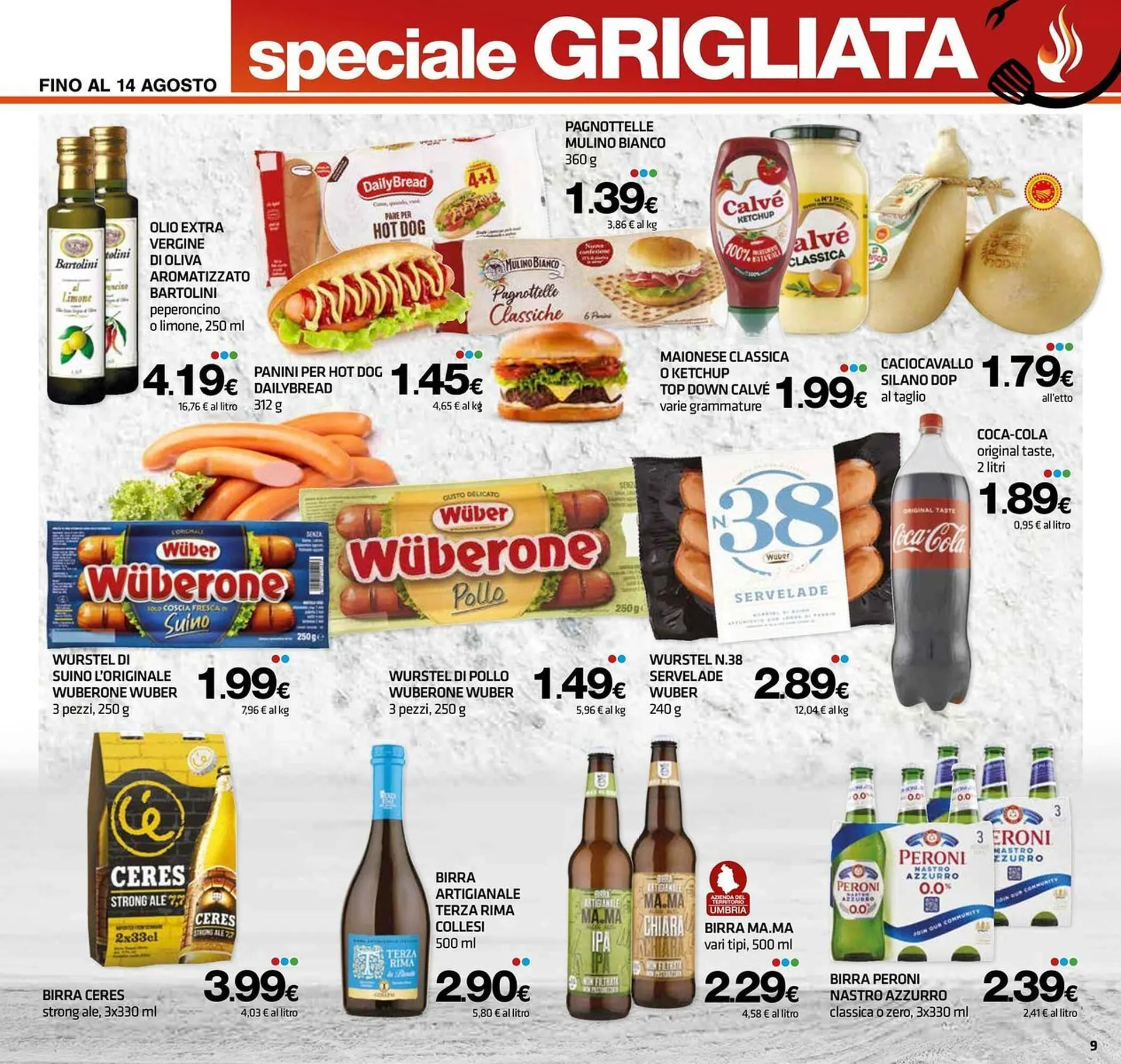 Volantino Superconti da 31 luglio a 14 agosto di 2025 - Pagina del volantino 9