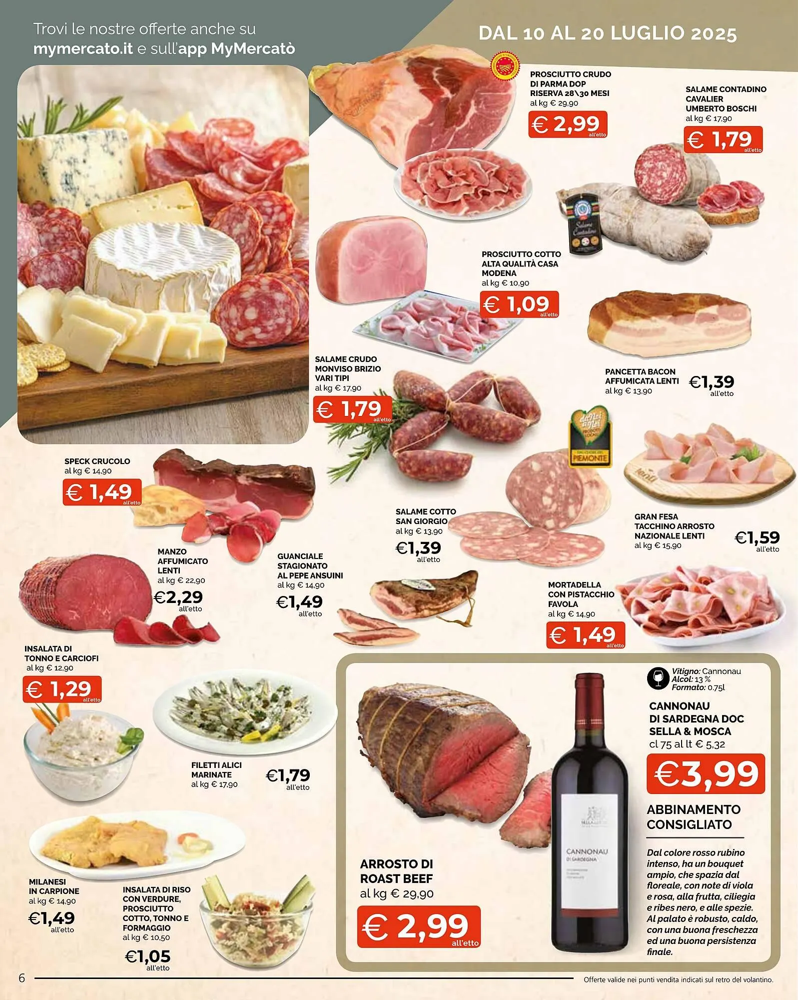Volantino Mercatò Big da 10 luglio a 20 luglio di 2025 - Pagina del volantino 6