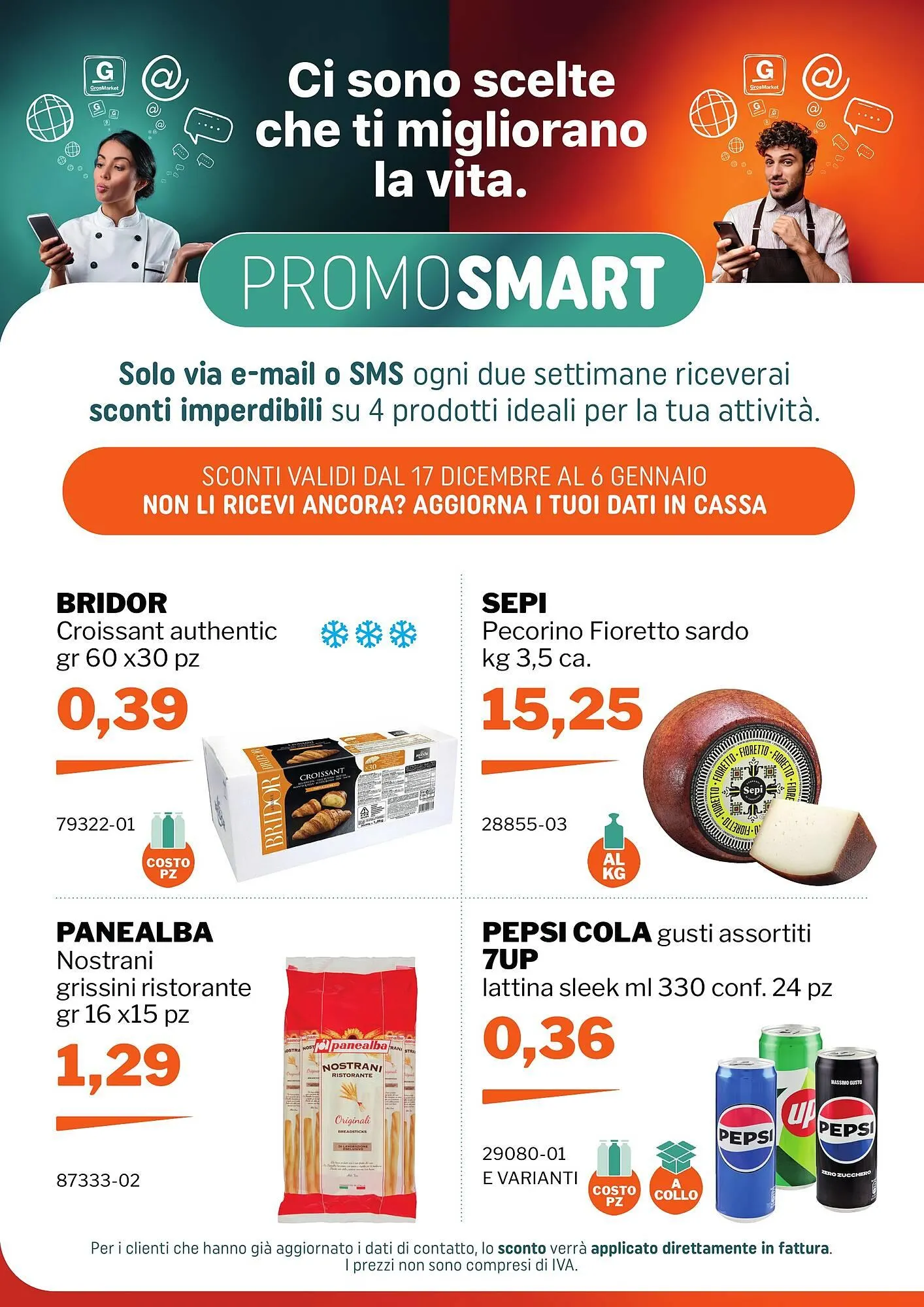 Volantino GrosMarket da 17 dicembre a 6 gennaio di 2026 - Pagina del volantino 1