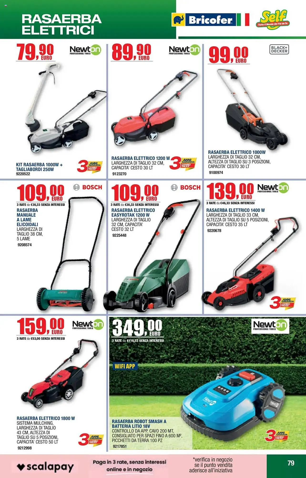 Volantino Bricofer da 27 maggio a 30 settembre di 2025 - Pagina del volantino 79