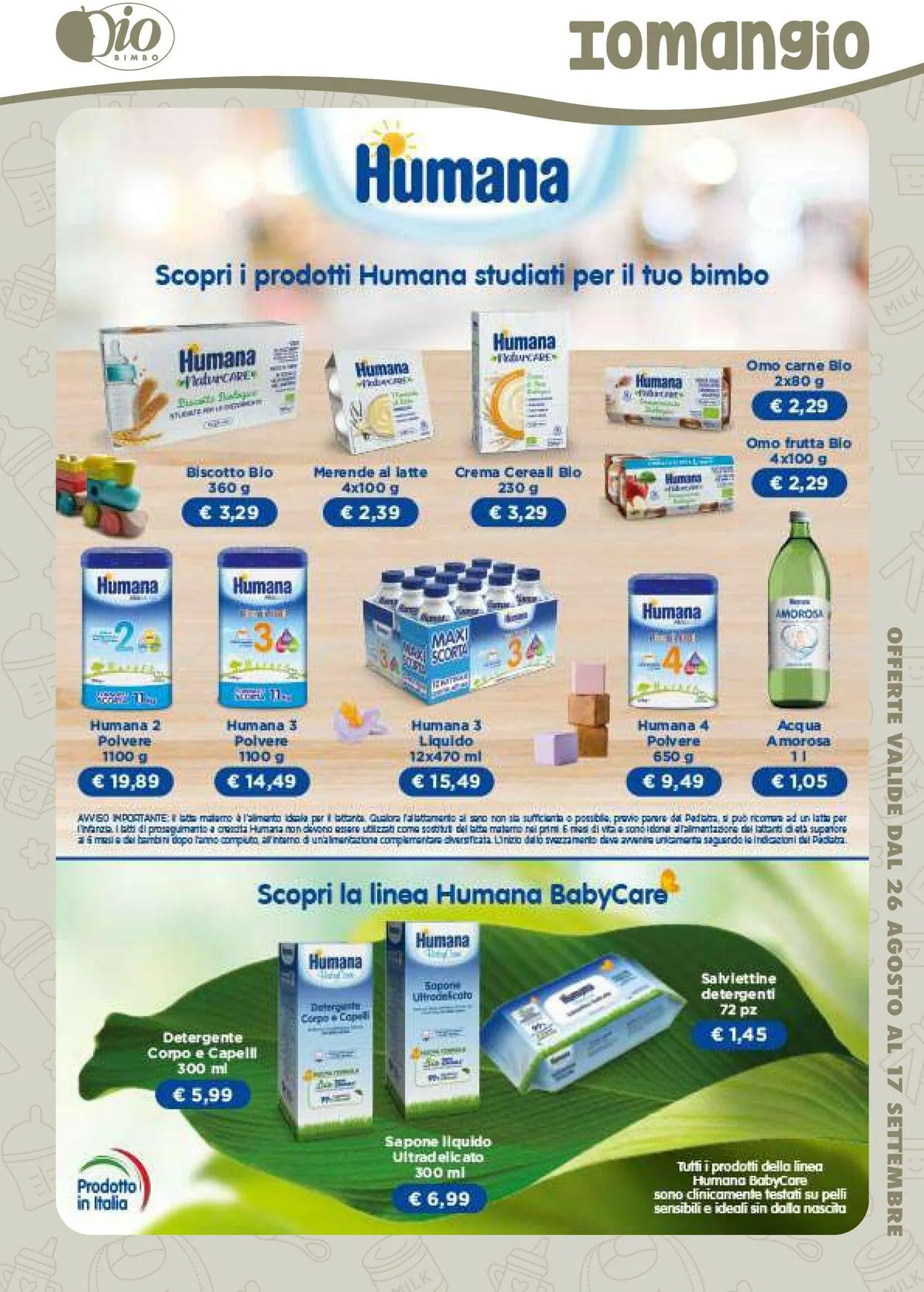 Io Bimbo Volantino attuale da 25 agosto a 1 settembre di 2023 - Pagina del volantino 15