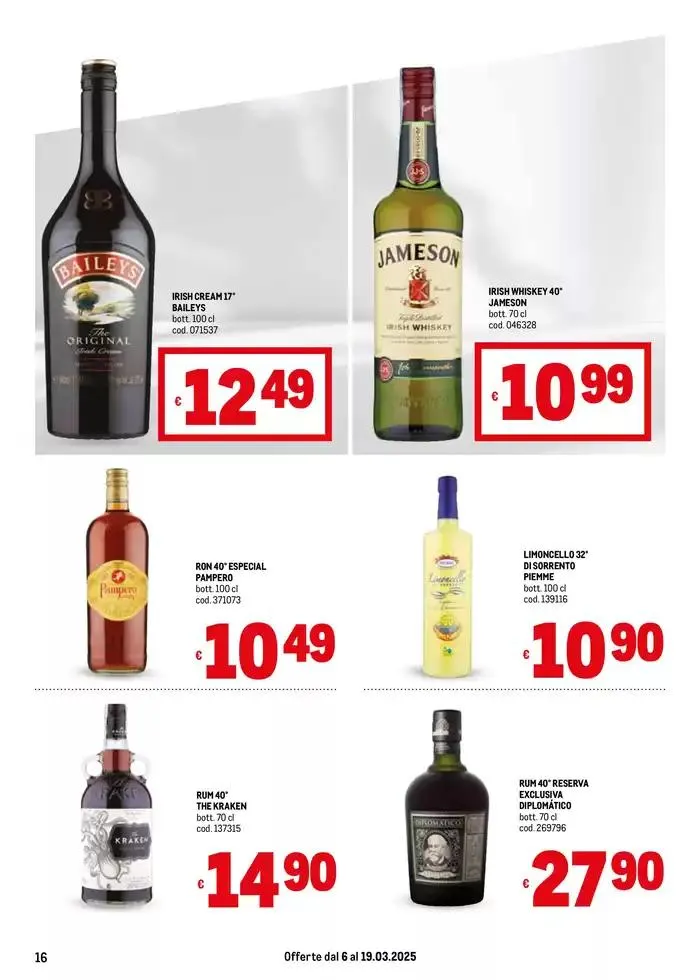 Offerte per te -Area 2 da 6 marzo a 19 marzo di 2025 - Pagina del volantino 16