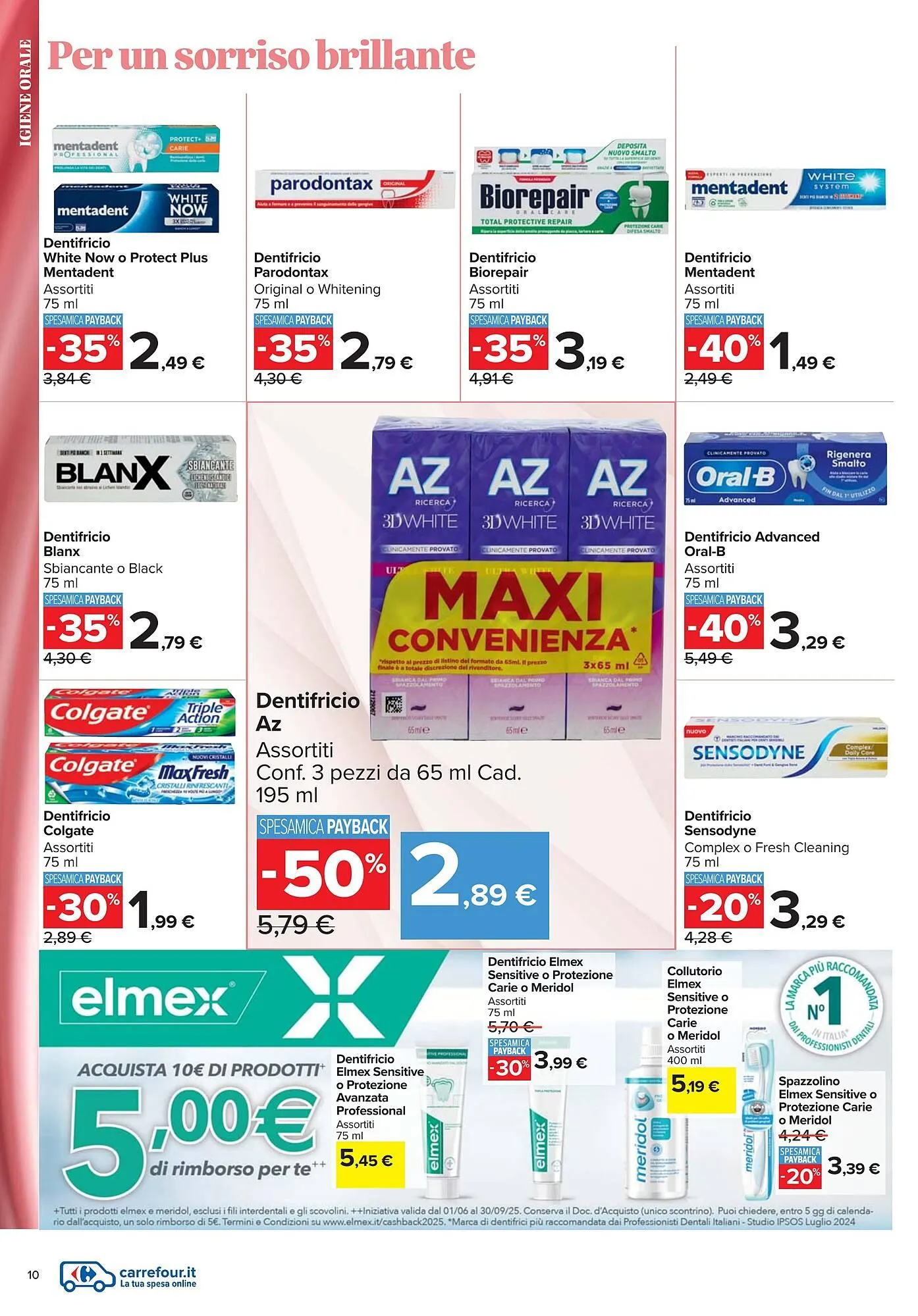 Volantino Carrefour Market da 10 luglio a 24 luglio di 2025 - Pagina del volantino 10