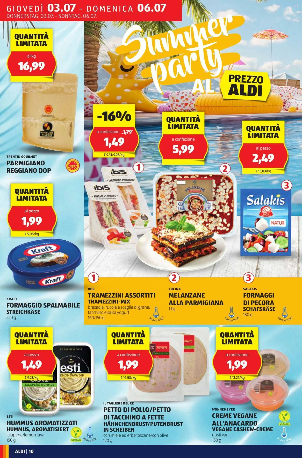 Aldi Volantino attuale da 29 giugno a 13 luglio di 2025 - Pagina del volantino 10