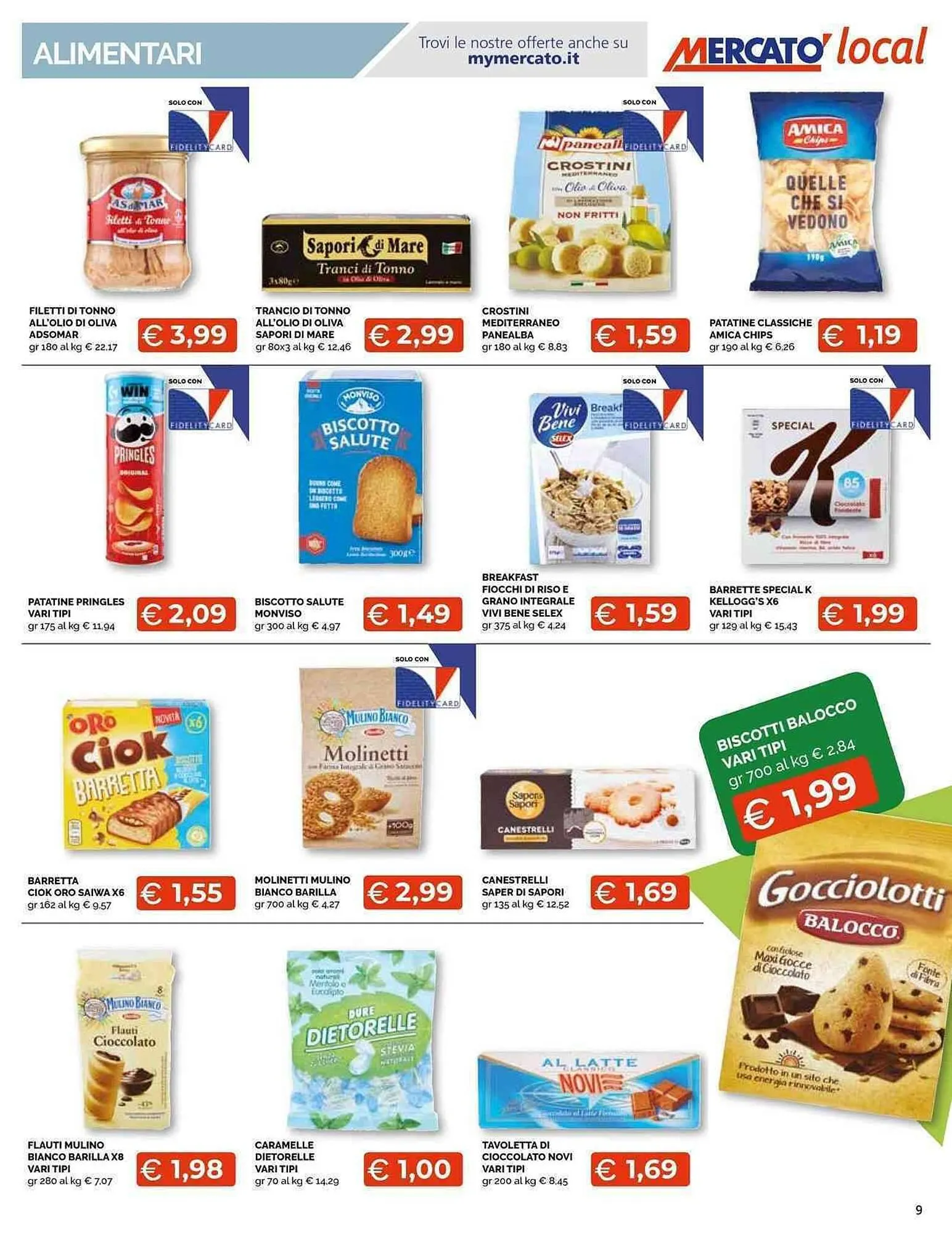 Volantino Mercatò Local da 29 aprile a 12 maggio di 2024 - Pagina del volantino 9